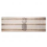 $16 Cozy Living Pineapple Beige 17.5 in. x 55 in.