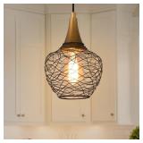 $118 Abbighail 1 - Light 7"W Single Teardrop Penda