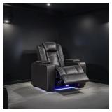 $360 39" Adjustable Headrest Power Recliner Man Ca
