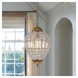 $226 Ennu Crystal Globe Chandelier
