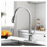 $80 Pull Down Touchless Single Handle Kitchen Fauc