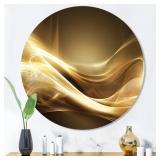 $72 Gold Elegant Modern Sofa III - Metal Wall Art