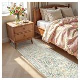 Fonsie Oriental Botanical Floral Machine Washable