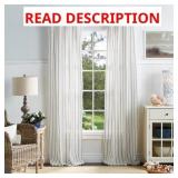 Laguna Striped Semi-Sheer Tab Top Curtain Panels