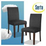 $163 Serta Liam Parsons Upholstered Accent Dining