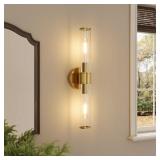 $97 20" Modern Rechargeable Wall Sconce With Remot