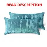 Brush Stroke Rectangular Velvet 7 x 15 Pillow Cove