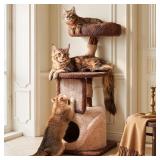 $118 40.2"H Solid Wood Cat Tree for Large Cats