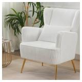 $180 Corduroy Upholstered Armchair with Wingback D