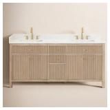 $1999 Lala 72" Double Bathroom Vanity with Grain W