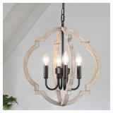Tweedbrook 4 - Light Dimmable Geometric Chandelier
