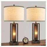 $134 Louann Eleonora 26" Bronze Metal Table Lamp S