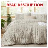 Bedsure Farmhouse Shabby Elegance Tufted Boho Comf