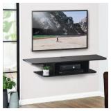 $65 Righer Unfinished Floating TV Stand for TVs up