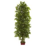 $284 Nearly Natural 6ft. Four Tier Mini Ficus Arti
