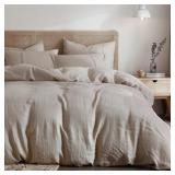 $100 Lived in Look Duvet Cover Set, 100% Pure Fren