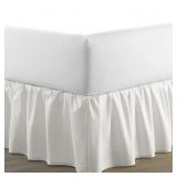 Buffum Solid 100% Cotton Panel 14.5" Bed Skirt