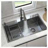 $123 32" Drop In Single Bowl Kitchen Sink