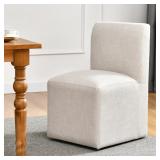 $184 Ritney Down Fill Modern Dining Chairs Casters