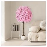 $96 6FT Artificial Cherry Blossom Tree with Pink S