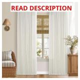 Thick Linen Fabric Memory Trained Pinch Pleated So