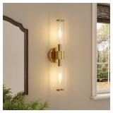 $97 20" Modern Rechargeable Wall Sconce With Remot
