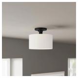 $74 Shaniya Fabric Semi Flush Mount