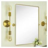 Woodvale Metal Rectangle Wall Mirror