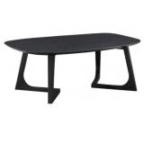$370 GODENZA COFFEE TABLE SMALL BLACK ASH TOP