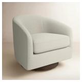 $460 Bennett Upholstered Swivel Barrel Chair