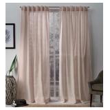 Leon Semi-Sheer Curtain Panel Pair (Set of 2)