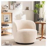 $340 Hadriel Small Swivel Chair,Full Assembled Bou
