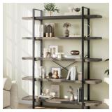 $150 Heavy Duty 5-Tier Industrial Bookcase, 47" Wi