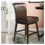 $264 360 Swivel Bar Stool, Ergonomic Backrest
