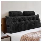 $63 Velet Wedge Bed Rest with Head Roll Pillow