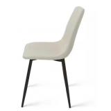 1 Lot of (4) Fabric Beige Upholstered Dining Side