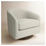 $460 Bennett Upholstered Swivel Barrel Chair