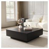 $690 Cristyle Wood Living Room Table, Square Coffe