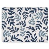 $40 Blue Leaf Floral Premium Decorative Hardboard