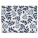 $40 Blue Leaf Floral Premium Decorative Hardboard