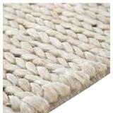8x10 Bleached Hand Woven Rug