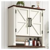 $84 Wall Bathroom Cabinet, Farmhouse Bathroom Stor