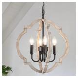 Tweedbrook 4 - Light Dimmable Geometric Chandelier
