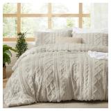 Bedsure Farmhouse Shabby Elegance Tufted Boho Comf