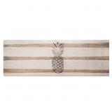 $16 Cozy Living Pineapple Beige 17.5 in. x 55 in.