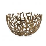 $109 Rama Twigs Round Bowl - Gold