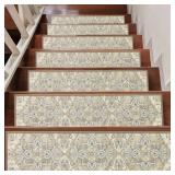 $52 Retro Ethnic 8 30in Non-Slip Stair Treads