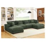 $1000 Andreco 6 - Piece Corduroy Sectional