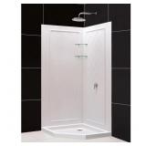 $1180 Qwall 40" W x 76.75" H Framed Neo-angle Show