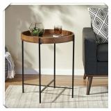 $64 Round End Table Compact Functional Versatile P